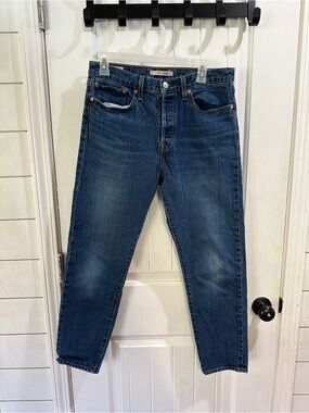 Levi’s Wedgie Straight Jeans Women’s 30 High Rise Medium Wash
